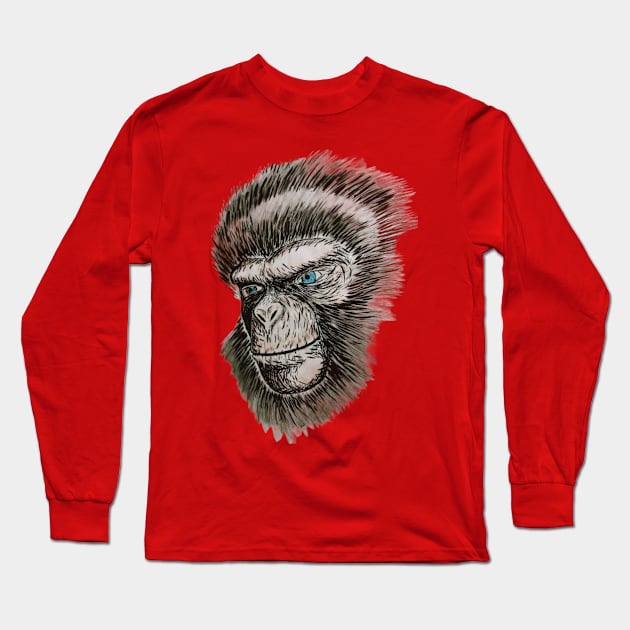 Planet Of The Apes/Cornelius!! Long Sleeve T-Shirt by AlphaNerdsUnited